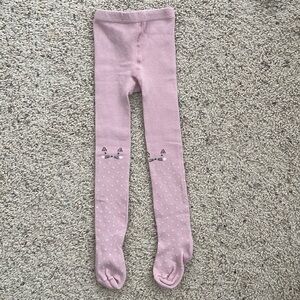 Zara toddler pink cat leggings size 2-3 years old